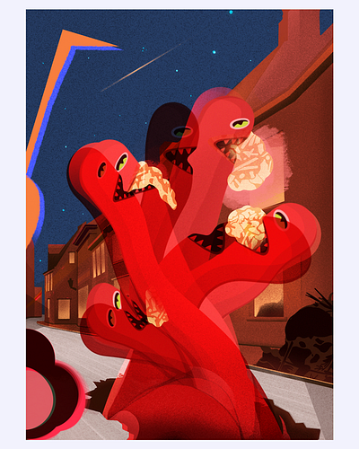 Illustration for Dipity Lit Mag artwork cartel design digitalart editorial illustration magazineillustration musicart poster singlecover singleillustration spotify