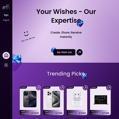 My Wishlist | web design app app design branding design e commerce graphic design ui ui design ux ux design uxui web web design
