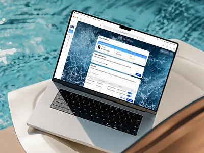 YachtPass - Boat Ownership Platform blue design boat ownership platform clean interface dashboard document management ui ux