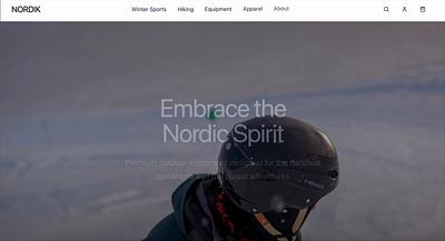 NODIK Sports design sport ui website