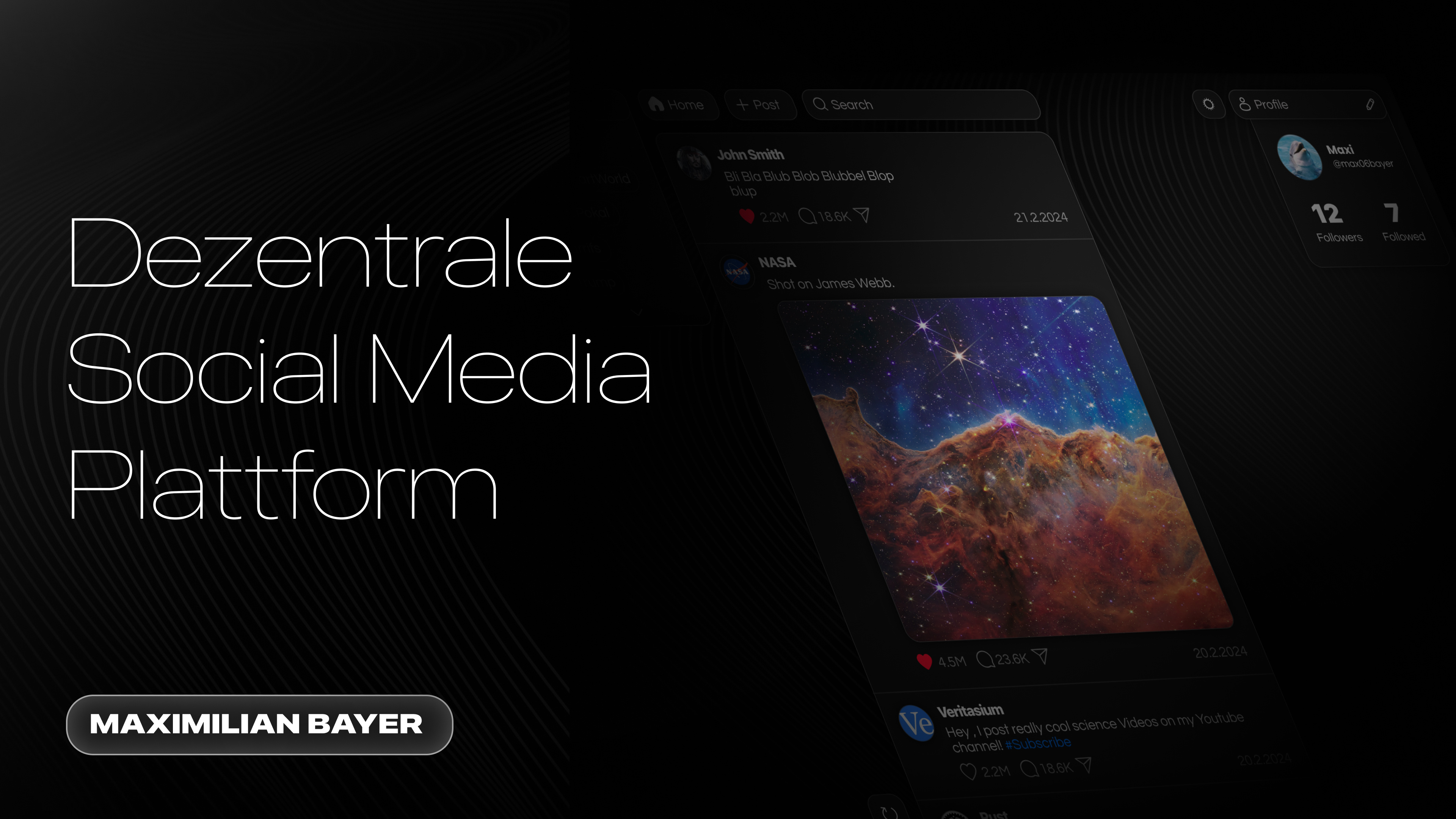 Bitchat: Social Media app branding figma ui ux web