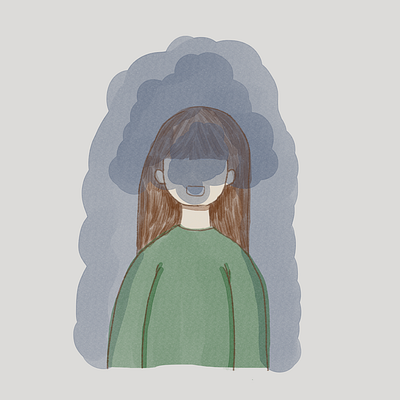 Verbal Karma graphic design illustration watercolor