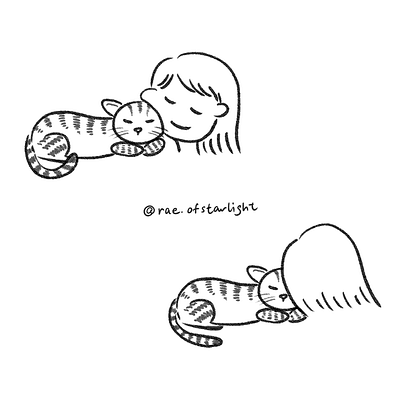 The Price to Pay (and it's a good price) cat comic strips comics digital painting illustration