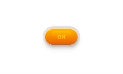 Toogle button animation button component concept motion on e off product design toogle button ui