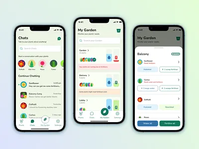 Chats & Garden Management for Garden Gossips plant companion app