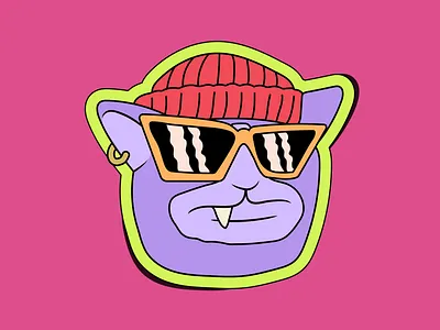 Beanie Man 2dillustration design graphic design illustration vector vectorart vectorillustration