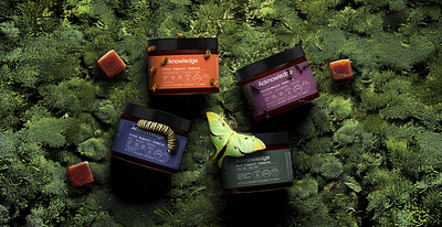 Acknowledge Gummies Packaging acknowledge ai photography cbd cbd packaging creative concept design gummies gummies packaging label design nature packaging packaging concept packaging design