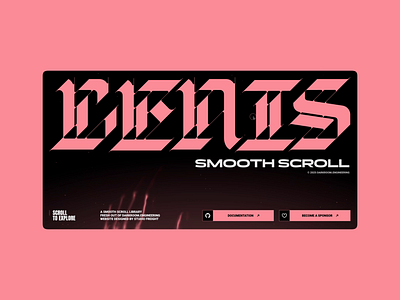 Lenis — scroll web