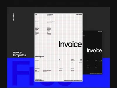 [FREEBIE] Swiss (Intl.) Editorial Style Invoice Templates editorial design editorial template flyer template free graphic design invoice invoice template letter design template typographic design typography ui design web design