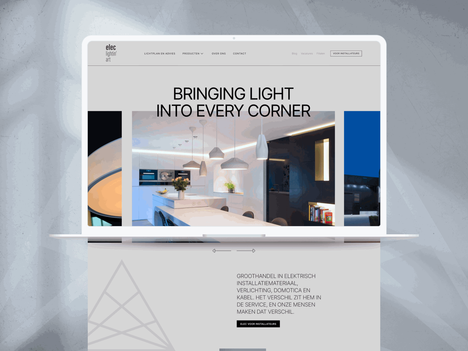 Electricity lighting belgium branding brussels decoration graphic design lighting lights responsive