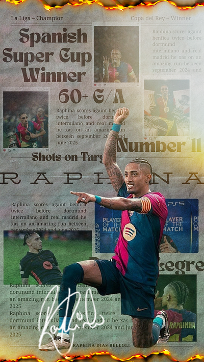 RAPHINA GRAPHIC DESIGN 3d barca branding design football footballdesign graphic design motion graphics raphina sportdesign