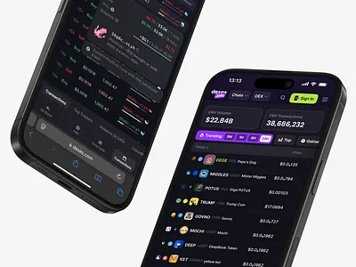 dexes.com app branding design ios logo mobile ui ux