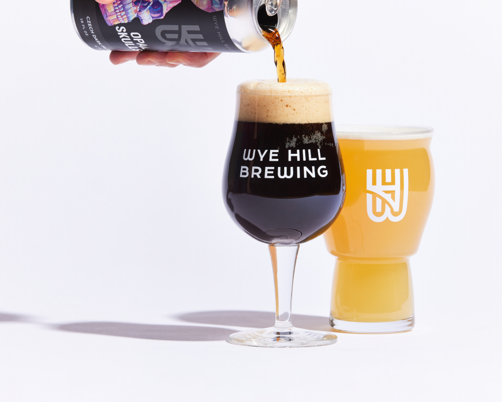 Wye Hill Kitchen & Brewing beer beer label brand design branding brewery brewing design food beverage graphic design illustrator logo menu design packaging patio people raleigh restaurant branding web design website