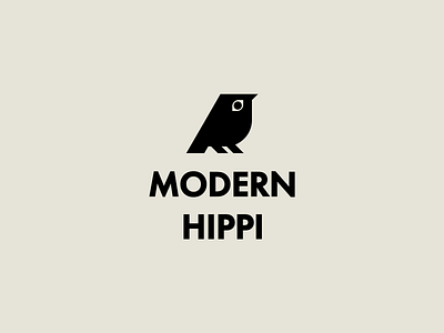 Modern Hippi / Logo design animal bird brand mark branding cafe coffee coffee pods food fun geometric graphic design horeca logo logotype modern restaurant tea