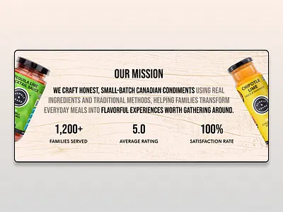Humble & Frank Foods Mission Statement Sauce Website Design about benefits bottle condiment eat food foods grocery grocery store landing page packaging restaurant sauce snack social proof tasty treat web design website