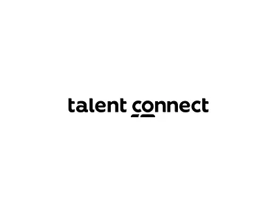 Connecting company connecting design human logo man minimal recruting simple