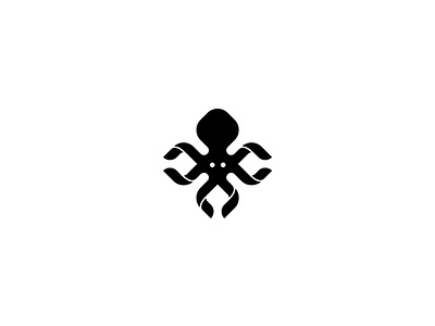 Octopus beast brand design fauna geometry kraken logo minimal ocean octopus sign simple