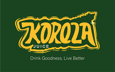 "A new taste of health, soon to be revealed. 🌱" branding creative design graphic design green illustrator juice korola korola brand identity korola juice logo photoshop yellow