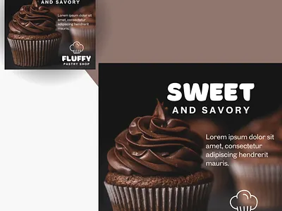 Fluffy Pastry Shop / Sweet and Savory bakery canva content creator content design design freelancer graphic design instagram feed instagram post marketing menu menu marketing pastry social media social media content social media design social media marketing sweet