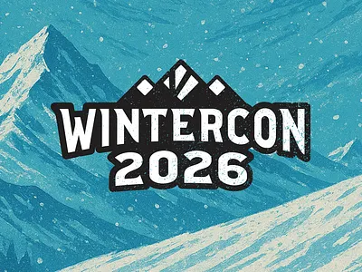 Village WinterCon 2026 Promo branding church design digital art graphic art graphic design logo logo design marketing ministry ministry branding motion graphics mountains outdoors special event student ministry winter winter event youth ministry