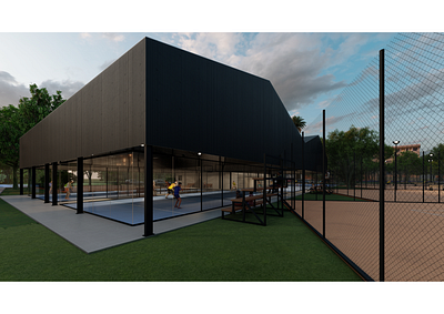 CENTRO DEPORTIVO - Pádel architecture arq design documentacióntecnica renders