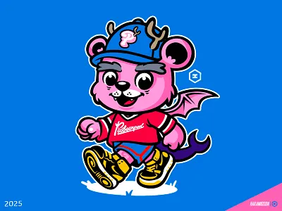 PIXBEARPOOL MASCOT FOR CLIENTS baseball basketball bearsmascot branding design dribbblemascot gaming illustration logo mascot mascotlogo sport sportsbranding sportsillustration sportsmascot