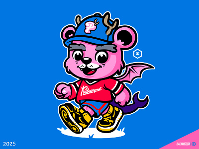 PIXBEARPOOL MASCOT FOR CLIENTS baseball basketball bearsmascot branding design dribbblemascot gaming illustration logo mascot mascotlogo sport sportsbranding sportsillustration sportsmascot
