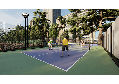 CENTRO DEPORTIVO - Pádel architecture arq design documentacióntecnica renders