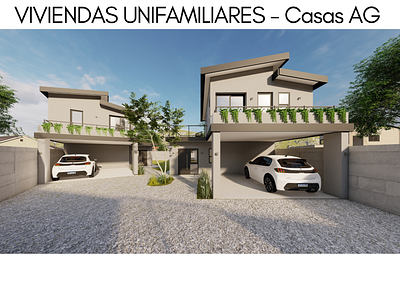 VIVIENDAS UNIFAMILIARES - Casas AG architecture arq design documentacióntecnica renders