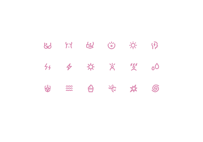 Women's Health Icon Set branding iconography mobile app design ui