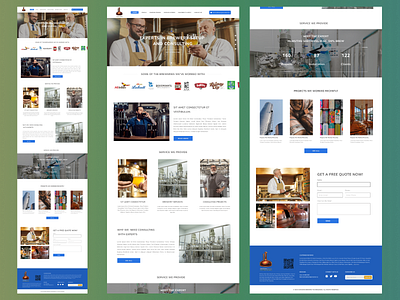 landing web page design aesthetic web design beer consulting web ui design beer website design elegant web page design landing page design one page web web ui design