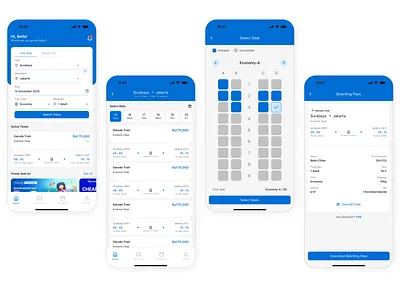 🚆 Book Trains App – UI Design Concept boarding pass ui design book ticket train book train app book train app mobile book train design book train mobile ui design book train ui list ticket list ticket ui design mobile app seat map seat train train train app train app mobile train ui mobile traveling ui mobile uiux