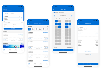 🚆 Book Trains App – UI Design Concept boarding pass ui design book ticket train book train app book train app mobile book train design book train mobile ui design book train ui list ticket list ticket ui design mobile app seat map seat train train train app train app mobile train ui mobile traveling ui mobile uiux