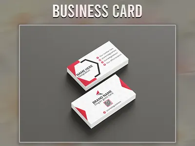 Modern Business Card Design branding business card communication contact corporate use elegant graphic design information modern card official uses vector