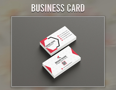 Modern Business Card Design branding business card communication contact corporate use elegant graphic design information modern card official uses vector