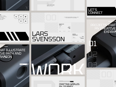 Portfolio concept web clean ui ux web