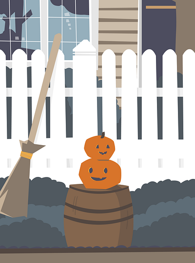 Ready for Fall autumn graphic design halloween illustration vector