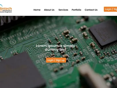 Hero Page ui website