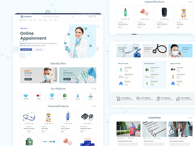 ⚕️ Propharm – Smarter Healthcare Shopping animation branding design graphic design illustration logo motion graphics ui ux vector