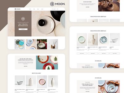 ✨ Moon – Timeless Ceramic Experience animation branding design graphic design illustration logo motion graphics ui ux vector