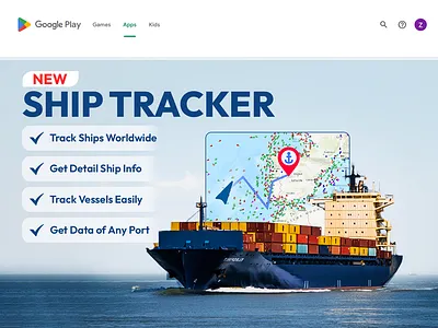 Ship Tracker App Graphics user friendly