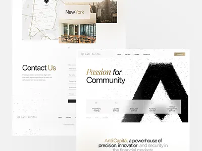 Anti Capital financial gold investment new york one pager singapore social social media taiwan trading ui uiux