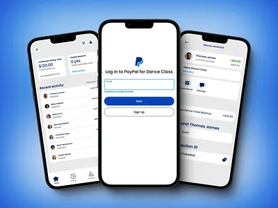 PayPal for Dance Class design ui user experience ux