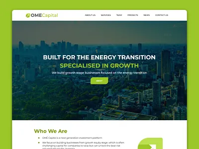 OME Capital branding figma html mysql ui ux web development wordpress