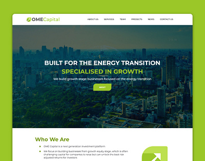 OME Capital branding figma html mysql ui ux web development wordpress