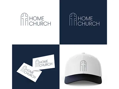 Home Church Logo Design brand brand identity branding design graphic design logo logo design