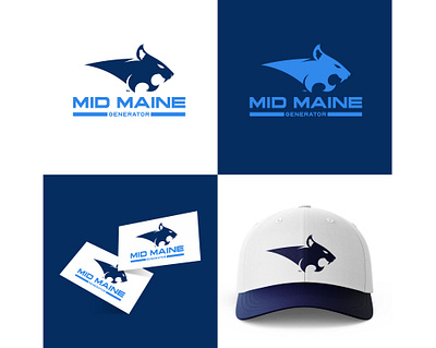 Mid Maine Generator Logo Design brand branding design graphic design logo logo design