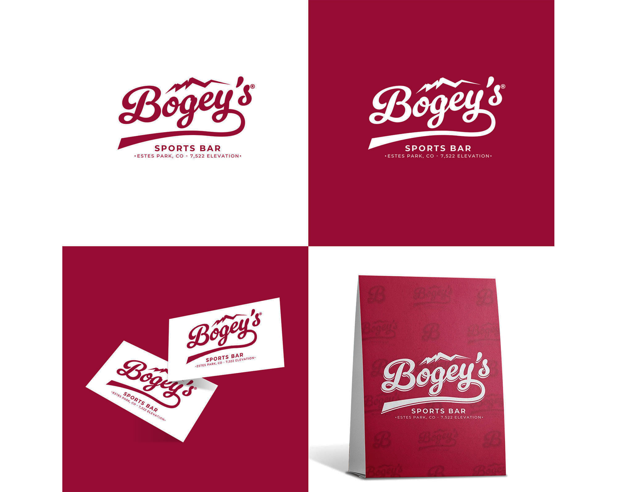 Bogey's Sports Bar Logo Design brand brand identity branding design graphic design logo logo design restaurant restaurant branding restaurant logo design sports bar sports bar branding sports bar logo design