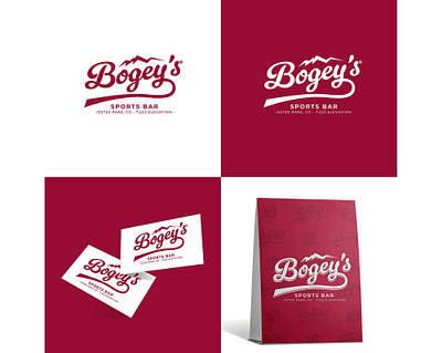 Bogey's Sports Bar Logo Design brand brand identity branding design graphic design logo logo design restaurant restaurant branding restaurant logo design sports bar sports bar branding sports bar logo design