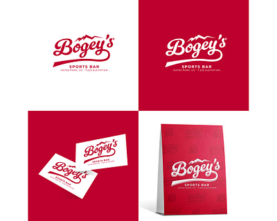 Bogey's Sports Bar Logo Design brand brand identity branding design graphic design logo logo design restaurant restaurant branding restaurant logo design sports bar sports bar branding sports bar logo design